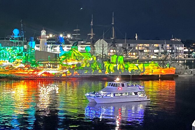 Vivid 90-Minute Sydney Harbour Intimate Catamaran Cruise with Canapes - Under the Harbour Bridge, where the evening begins