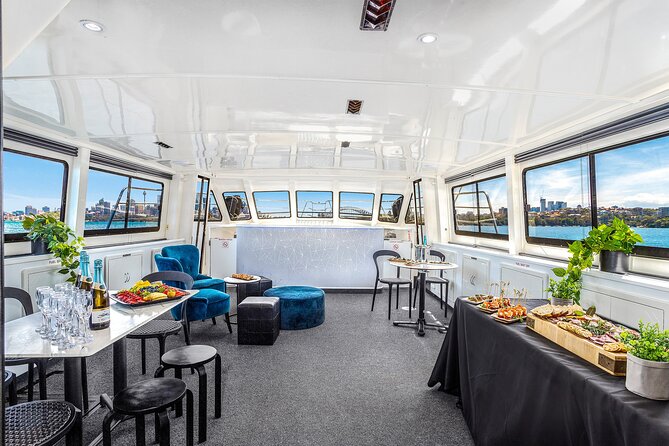 Vivid 90-Minute Sydney Harbour Intimate Catamaran Cruise with Canapes - Barangaroo and Darling Harbour complete the circuit