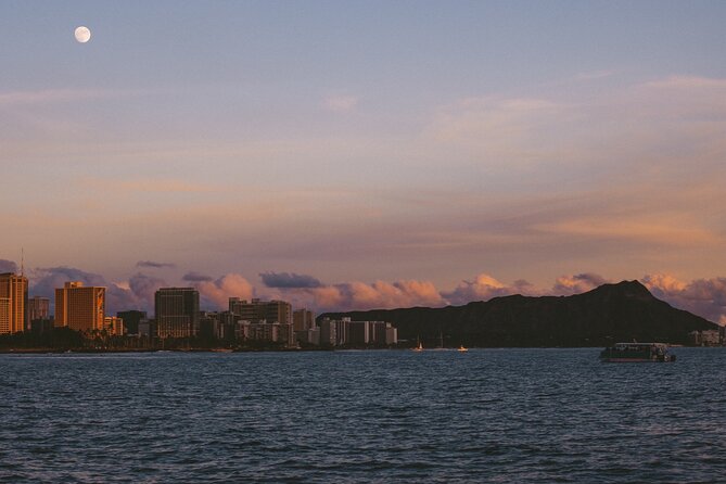 Waikiki Sunset Cruise Catamaran Boat Tour on Oahu - Waikiki sunset views from the Island Princess