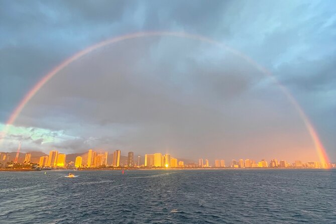 Waikiki Sunset Cruise Catamaran Boat Tour on Oahu - Captain Nolen, Brynn, and the mood on board