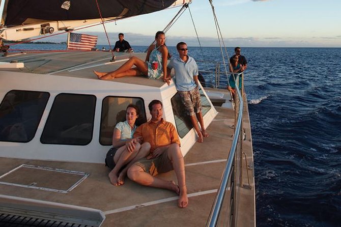 Waikoloa Signature Catamaran Sunset Sail - The Kohala-Kona coast from the water